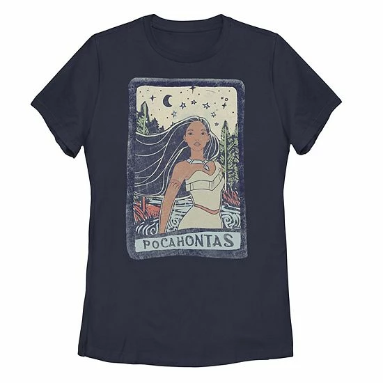 Juniors' Disney Pocahontas Fierce Colorful Pose Poster Tee Juniors' Disney Pocahontas Fierce Colorful Pose Poster Tee -Disney Sales Store unnamed file 1889