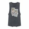 Juniors' Disney Mickey And Friends Group Shot Polaroids Muscle Graphic Tank Top -Disney Sales Store unnamed file 1896