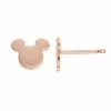 Disney Mickey Mouse Stud Earrings Rose Tone -Disney Sales Store unnamed file 1905