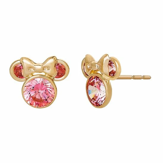Disney's Minnie Mouse 10k Gold Cubic Zirconia Birthstone Stud Earrings Gold Tone January 12 Disney's Minnie Mouse 10k Gold Cubic Zirconia Birthstone Stud Earrings Gold Tone January - Image 10