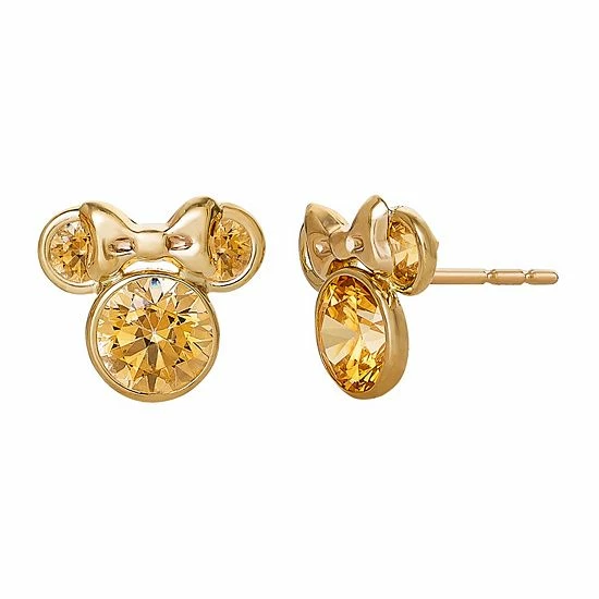 Disney's Minnie Mouse 10k Gold Cubic Zirconia Birthstone Stud Earrings Gold Tone January 15 Disney's Minnie Mouse 10k Gold Cubic Zirconia Birthstone Stud Earrings Gold Tone January - Image 13
