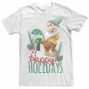 Disney's Men's Snow White Bashful Happy Holidays Graphic Tee 1 Disney's Men's Snow White Bashful Happy Holidays Graphic Tee -Disney Sales Store unnamed file 1953