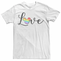Adult Disney Mickey & Friends Pride Rainbow Love Tee