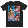 Men's Disney Princess Portrait Panel Group Shot Tee -Disney Sales Store unnamed file 1971