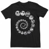 Men's Disney The Nightmare Before Christmas Jack Emotional Spiral Tee