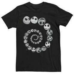Men's Disney The Nightmare Before Christmas Jack Emotional Spiral Tee
