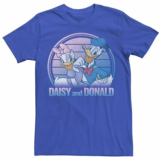 Men's Disney Mickey & Friends Donald & Daisy Lined Portrait Tee Men's Disney Mickey & Friends Donald & Daisy Lined Portrait Tee -Disney Sales Store unnamed file 1976