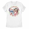 Juniors' Disney's Lilo & Stitch Christmas Lilo Santa Hat Portrait Graphic Tee -Disney Sales Store unnamed file 2012
