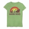 Disney's The Lion King Girls 7-16 Sunset Hakuna Matata Line Up Graphic Tee Athletic Heather