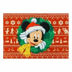 Disney's Mickey Holiday Wreath Area Rug - 4'6'' X 6'6''