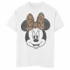 Disney's Minnie Mouse Boys 8-20 Leapord Print Bow Portrait Graphic Tee Athletic Heather