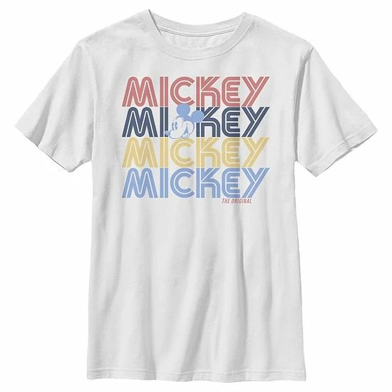 Disney's Mickey Mouse Boys 8-20 Mickey Word Stack Graphic Tee Disney's Mickey Mouse Boys 8-20 Mickey Word Stack Graphic Tee -Disney Sales Store unnamed file 2121