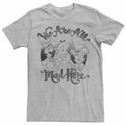 Men's Disney Alice In Wonderland Group Shot "We Are All Mad Here" Tee Natural