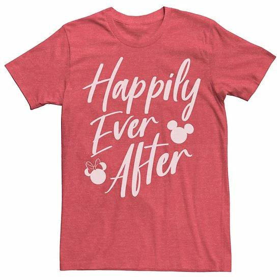Men's Disney Mickey Mouse Happily Ever After Cursive Text Logo Tee Black Men's Disney Mickey Mouse Happily Ever After Cursive Text Logo Tee Black -Disney Sales Store unnamed file 2147