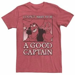 Men's Disney Peter Pan Captain Hook Bad Captain Tee Athltc Htr -Disney Sales Store unnamed file 2150