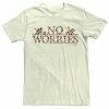 Men's Disney The Lion King No Worries Leopard Fill Tee Natural -Disney Sales Store unnamed file 2157