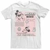 Disney Men's Mickey Classic Orginal Mickey Vintage Poster Tee White 1 Disney Men's Mickey Classic Orginal Mickey Vintage Poster Tee White -Disney Sales Store unnamed file 2163