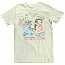 Men's Disney Lilo & Stitch Best Friends Ice Cream Tee Light Blue -Disney Sales Store unnamed file 2174