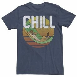 Men's Disney The Lion King Timon Chill Leaf Hammock Vintage Tee