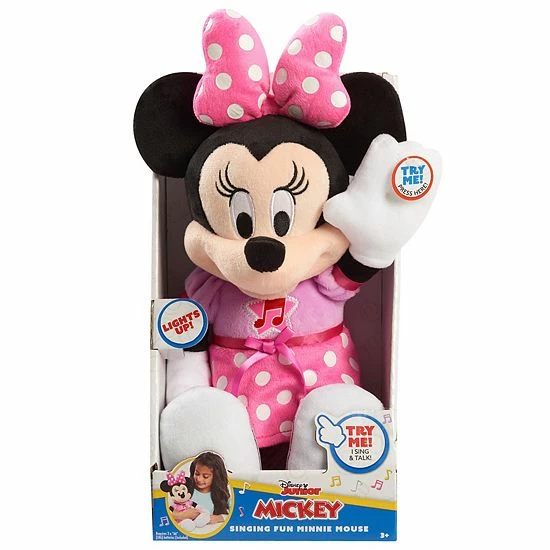 Disney Junior Mickey Mouse Funhouse Singing Fun Minnie Mouse Plush Disney Junior Mickey Mouse Funhouse Singing Fun Minnie Mouse Plush -Disney Sales Store unnamed file 222