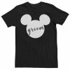Men's Disney Mickey Mouse Head Silhouette Groom Cursive Text Tee -Disney Sales Store unnamed file 2237