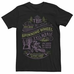 Men's Disney Sleeping Beauty The Spinning Wheel Poster Tee