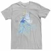 Men's Disney Cinderella Birds & Castle Watercolor Art Tee -Disney Sales Store unnamed file 2282