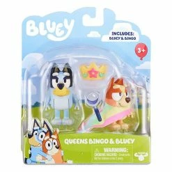 Disney's Bluey Queens Figure 2 Pack: Bluey & Bingo