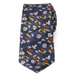 Men's Disney Pattern Tie Mickey Dot Black -Disney Sales Store unnamed file 23