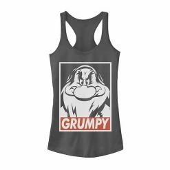Juniors Disney Snow White Grumpy Streetwear Poster Tank Envy -Disney Sales Store unnamed file 2307