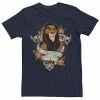 Men's Disney The Lion King Scar With Hyenas Surrounded By Idiots Tee Charcoal -Disney Sales Store unnamed file 2328