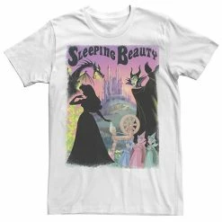 Men's Disney Sleeping Beauty Aurora Maleficent Poster Tee Athletic Heather -Disney Sales Store unnamed file 2355