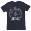 Men's Disney Villains Green Flame Group Shot Tee Charcoal Heather -Disney Sales Store unnamed file 2370