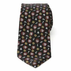 Men's Disney Pattern Tie Mickey Dot Black -Disney Sales Store unnamed file 24