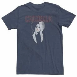 Big & Tall Disney Cruella Dark Portrait Tee Charcoal Heather -Disney Sales Store unnamed file 2408