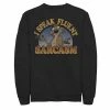 Men's Disney The Lion King Speaks Sarcasm Sweatshirt Black