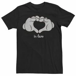 Men's Disney Mickey Mouse Heart Hands In Love Tee Cardinal -Disney Sales Store unnamed file 2458