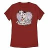 Juniors' Disney 101 Dalmatians Pongo & Perdita Gradient Heart Graphic Tee White -Disney Sales Store unnamed file 2467