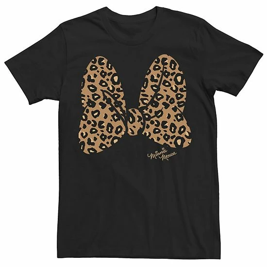 Men's Disney Minnie Mouse Leopard Print Bow Tee Cardinal Men's Disney Minnie Mouse Leopard Print Bow Tee Cardinal -Disney Sales Store unnamed file 249
