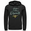 Men's Disney Aladdin Live Action Woman Of Many Dreams Word Stack Hoodie Black -Disney Sales Store unnamed file 2499