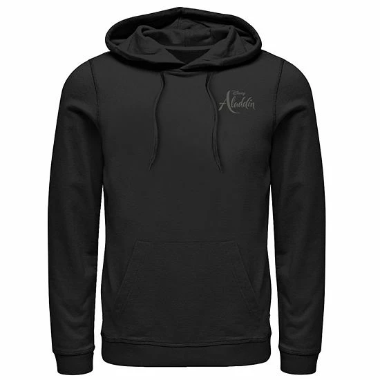 Men's Disney's Aladdin Live Action Movie Logo Hoodie Black 4 Men's Disney's Aladdin Live Action Movie Logo Hoodie Black - Image 2
