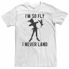 Big & Tall Disney Peter Pan Tinkerbell I'm So Fly I Never Land Tee Black