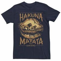 Men's Disney's The Lion King Hakuna Matata Sunset Poster Tee Charcoal -Disney Sales Store unnamed file 2528