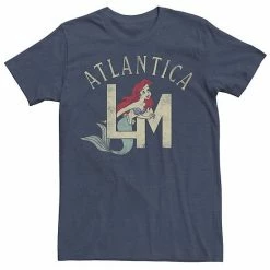Men's Disney The Little Mermaid Ariel Team Atlantica Tee Navy -Disney Sales Store unnamed file 2530
