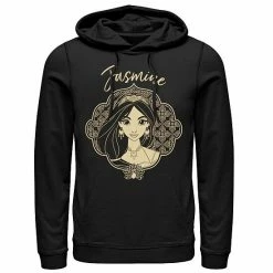Disney's Aladdin Men's Jasmine Graphic Hoodie Navy -Disney Sales Store unnamed file 2534