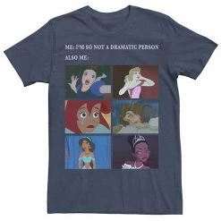 Men's Disney Princess I'm So Not A Dramatic Person Tee Black