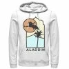 Men's Disney Aladdin Carpet Ride Line Art Logo Hoodie Navy -Disney Sales Store unnamed file 2544