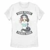 Juniors' Disney's Aladdin Jasmine "Kind Heart Fierce Mind" Graphic Tee White -Disney Sales Store unnamed file 2547