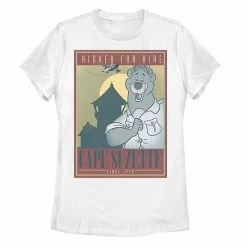 Juniors' Disney TaleSpin Baloo Higher For Hire Poster Graphic Tee Athletic Heather -Disney Sales Store unnamed file 2551