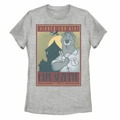 Juniors' Disney TaleSpin Baloo Higher For Hire Poster Graphic Tee Athletic Heather -Disney Sales Store unnamed file 2552